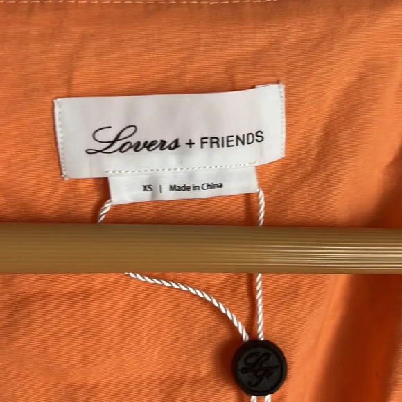 NWT l LOVERS + FRIENDS Leigh Dress In Orange. - Picture 5 of 7